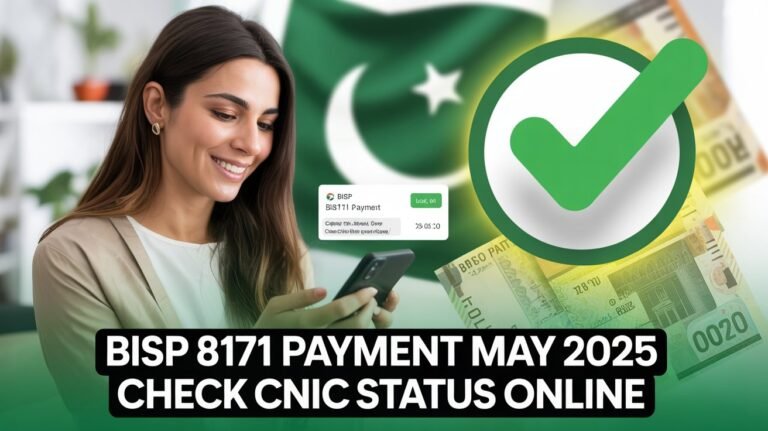 BISP 8171 Payment Verification May 2025