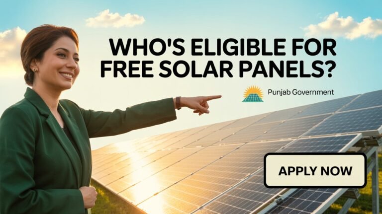 Who’s Eligible for CM Punjab Solar Panel Scheme 2025