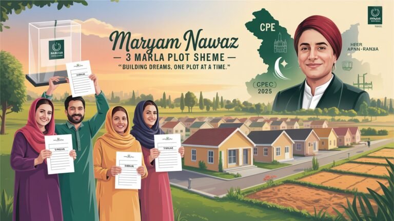 Maryam Nawaz 3 Marla Plot Scheme May