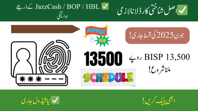 BISP Kafalat June 2025 Payment Details Explained