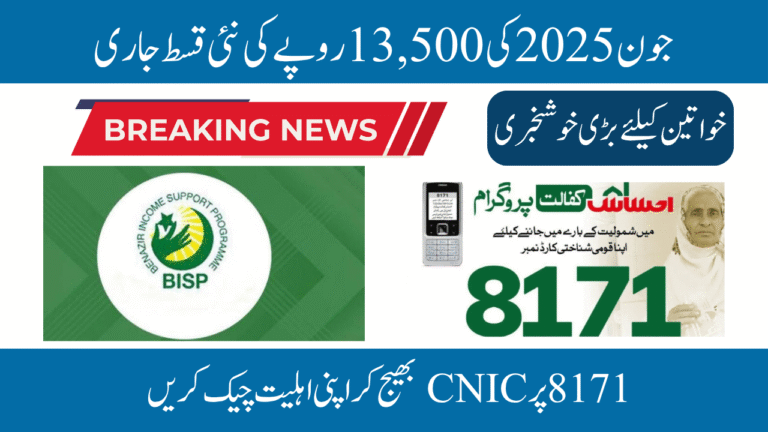 Who Will Receive Ehsaas 8171 Payment in June 2025?